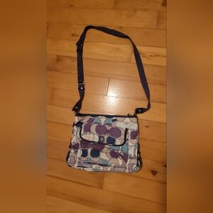 Coach Kyra Nylon Signature Crossbody Bag Purse